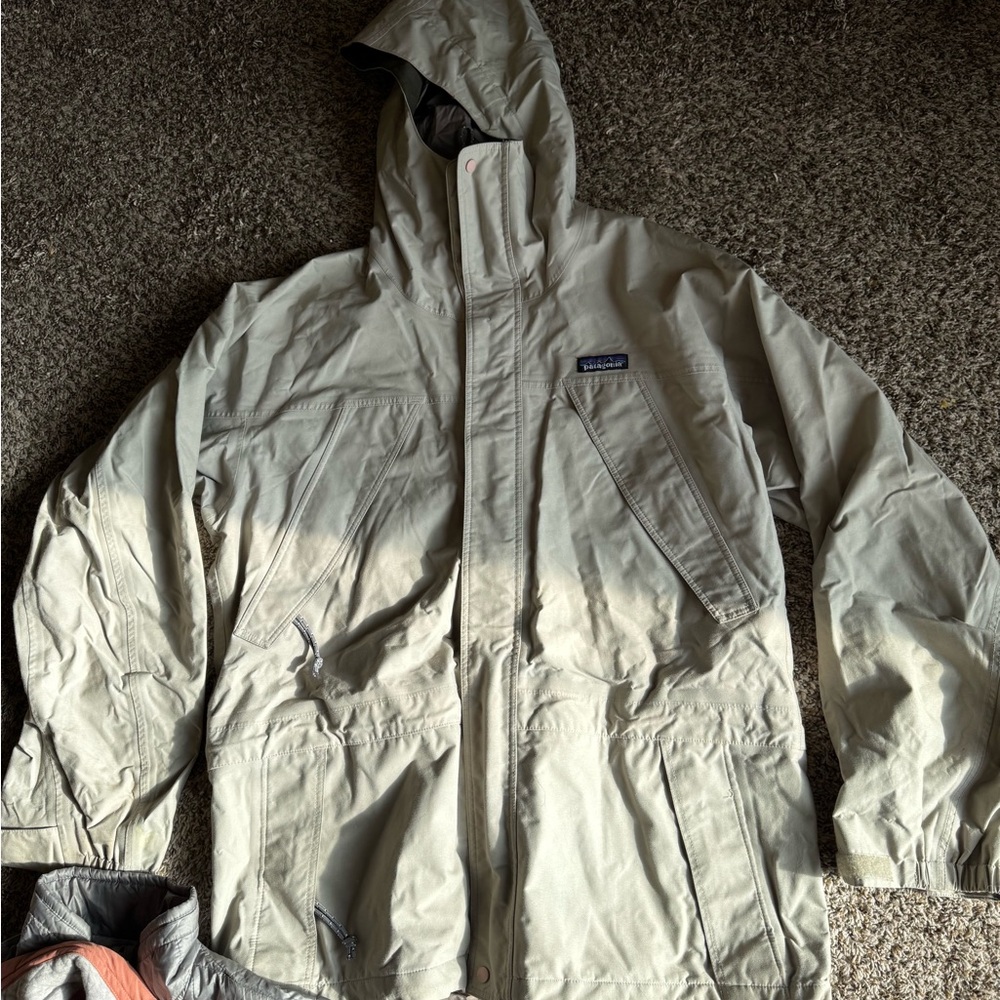 Patagonia Women’s Clothes S Quilted Cotton Snap Nano Puff Storm Jacket Synchilla - Picture 5 of 8